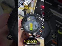 Δύο δέσμες Λευκό Κίτρινο Φλας 80V Μοτοσυκλέτα Παγκόσμιο Φωτό LED