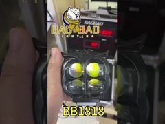 4 LED Σχήμα κουκουβάγιας Μαύρο Αλουμίνιο Λευκό Κίτρινο Μοτοσυκλέτα LED Φωτό