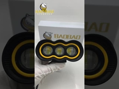 Πλαστικό πράσινο κίτρινο 3 LED ποδήλατο προβολέας LED εξαρτήματα φώτα μοτοσυκλέτα