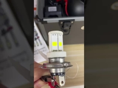 12v H4 H6 BA20D Λευκό χρώμα μεταλλικό LED εσωτερικό λάμπα μοτοσυκλέτας για Honda Suzuki