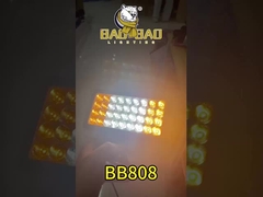 36 LED λαμπτήρα φωτεινό Αλουμίνιο 80V λευκό κίτρινο μοτοσυκλέτα δείκτη φωτός