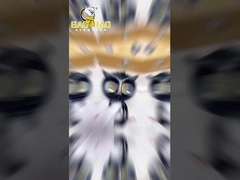 Σχήμα κουκουβάγιας Αλουμίνιο Λευκό Κίτρινο Δύο χρώματα Μοτοσυκλέτα LED Φως ομίχλης