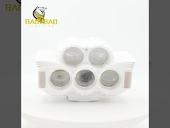 Λευκή περίπτωση Κόκκινο μπλε πλαστικό έργο Φως Λευκό Κίτρινο φως ομίχλης μοτοσυκλέτας