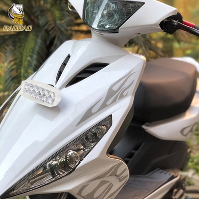 12V 12 δέσμη πολλαπλό χρώμα φλας προβολέας LED για εξαρτήματα μοτοσυκλέτας