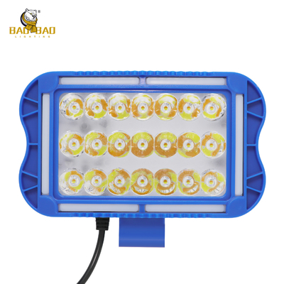 21 LED Λευκός Κίτρινος Φλας Αλουμινίου Μπλε Κεφάλαιο Φώτα της μοτοσυκλέτας