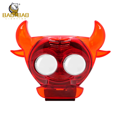 80V Bull Shape RGB Flash 2 Beads Βοηθητικός προβολέας Φως ομίχλης για ποδήλατο