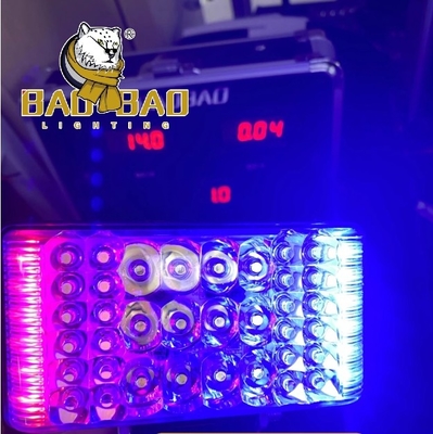 36 Bulb Iron Back Λευκό Κόκκινο Γαλάζιο Φλας Φως της Αστυνομίας Φώτα LED Φώτα για CG Για HAOJUE