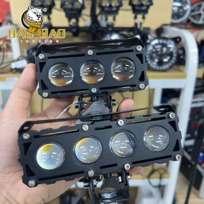 40 Watt 50 Watt Full Metal Κόκκινο Διάβολο Μάτια Λευκό Κίτρινο Δύο χρώματα Μοτοσυκλέτα Φως ομίχλης LED